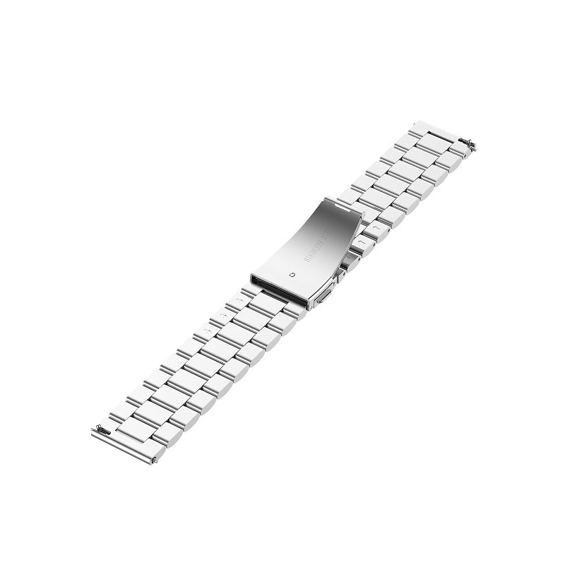 Silver Stainless Steel Watch Strap for Fossil Q Marshal gen2/Fossil Gen 4 Q Explorist HR/Fossil Gen 3 Q Explorist 22cm