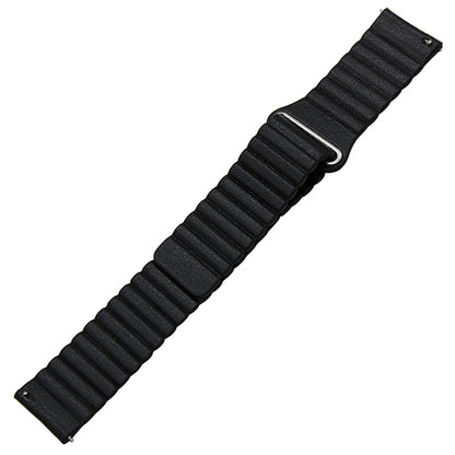 20mm Magnetic Closure Leather+Silicone Smart Watch Strap Replacement for Huawei Watch GT2 42mm