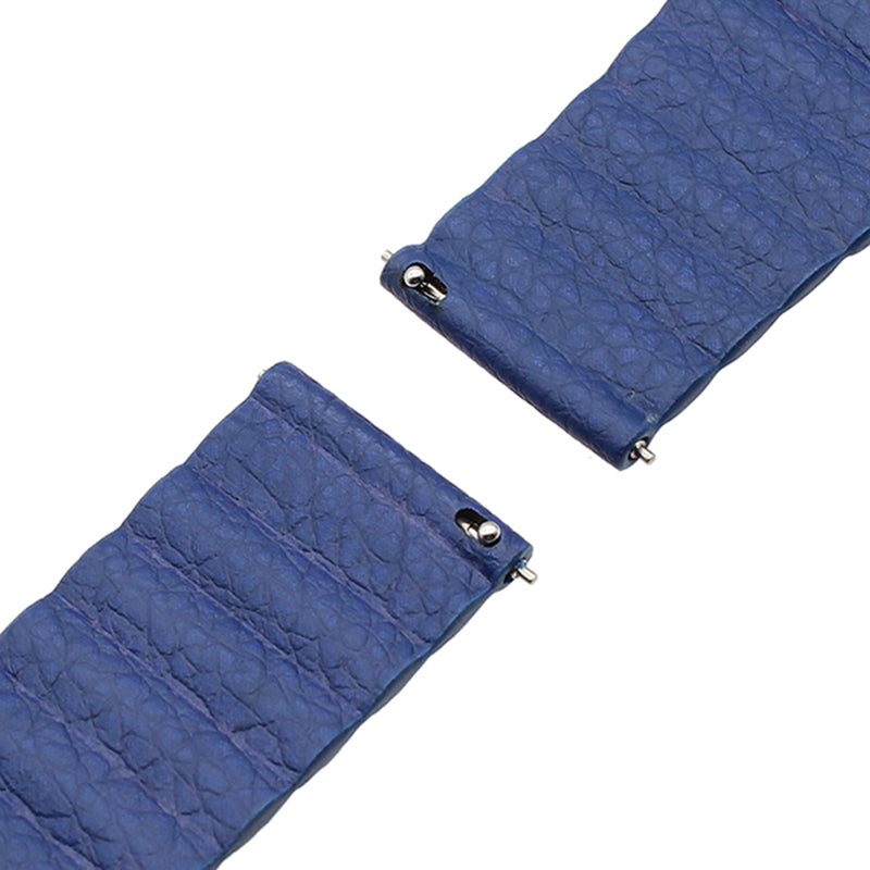 20mm Magnetic Closure Leather+Silicone Smart Watch Strap Replacement for Huawei Watch GT2 42mm