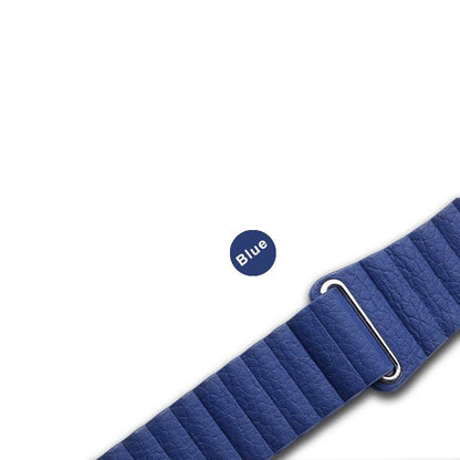 20mm Magnetic Closure Leather+Silicone Smart Watch Strap Replacement for Huawei Watch GT2 42mm