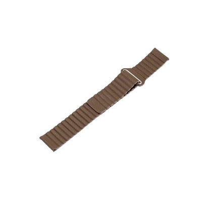 20mm Magnetic Closure Leather+Silicone Smart Watch Strap Replacement for Huawei Watch GT2 42mm