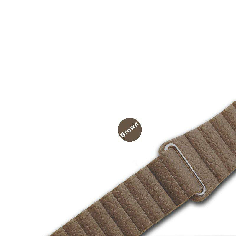 20mm Magnetic Closure Leather+Silicone Smart Watch Strap Replacement for Huawei Watch GT2 42mm