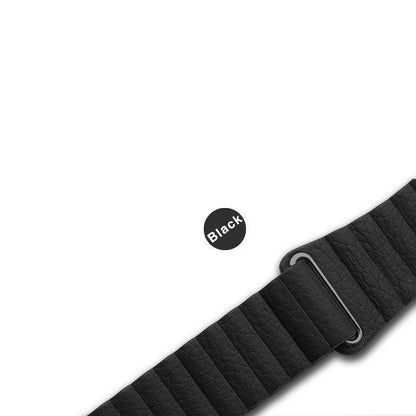 Magnetic Closure Leather Watch Replacement Strap 22mm for Huawei Watch GT/GT2 46mm/Honor MagicWatch/MagicWatch2