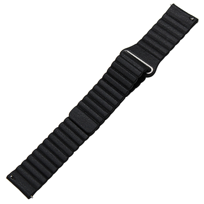 Magnetic Closure Leather Watch Replacement Strap 22mm for Huawei Watch GT/GT2 46mm/Honor MagicWatch/MagicWatch2