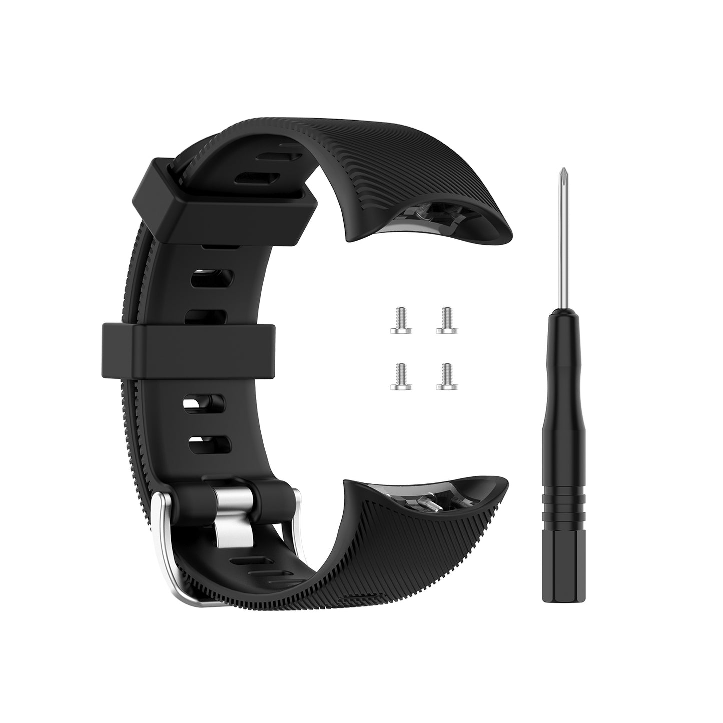 Silicone Strap Replacement Bracelet Watchband for Garmin Swim 2