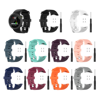 Silicone Strap Replacement Bracelet Watchband for Garmin Swim 2