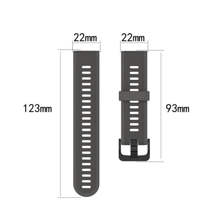 Silicone Wrist Strap Replacement for Garmin Forerunner 945 / Fenix 5 Plus / Approach S60