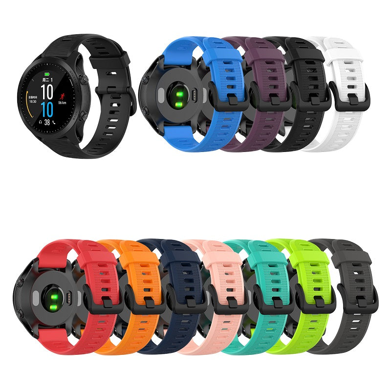 Silicone Wrist Strap Replacement for Garmin Forerunner 945 / Fenix 5 Plus / Approach S60