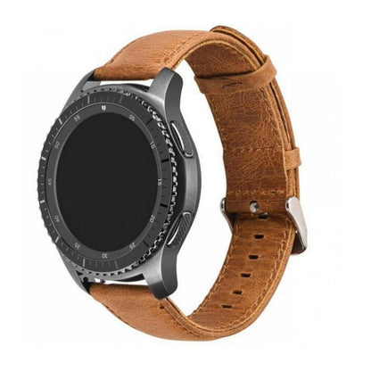 Leather Replacement Strap for Fossil Gen3 Q Explorist/Gen 2/Q Explorist Gen3/Q Explorist HR Gen4/Gen5 Carlyle HR/Julianna HR