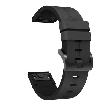 For Garmin Fenix 6X Genuine Leather Smart Watch Replacement Band Wrist Strap