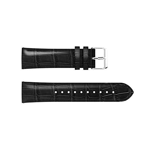 22mm Crocodile Texture Genuine Leather Smart Watch Band Replacement for Huawei Watch GT2e/GT2 46mm