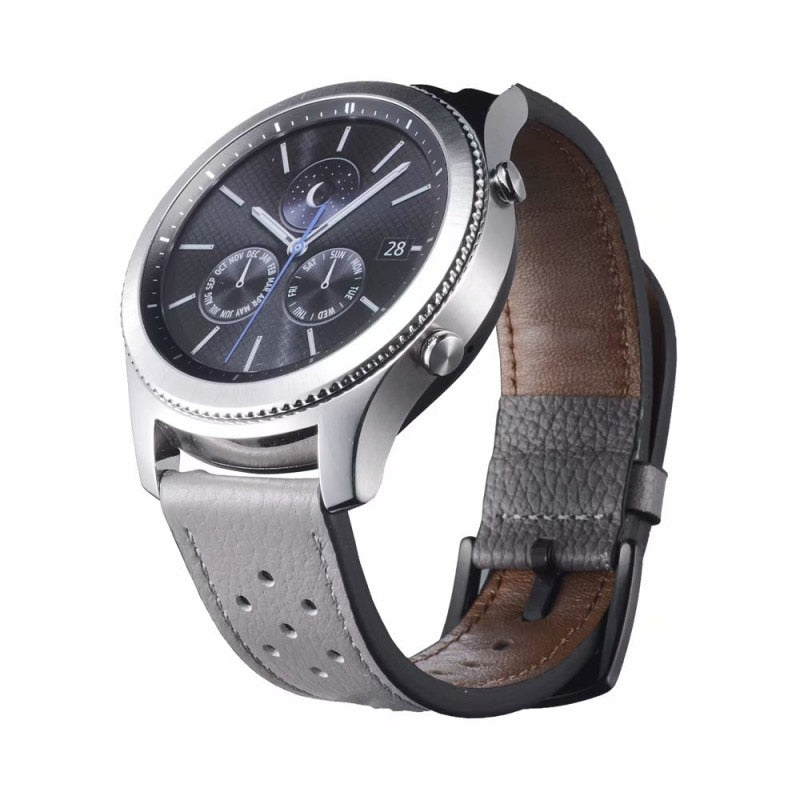 22mm Leather Strap Watch Band for Huawei Watch GT2e/GT2 46mm