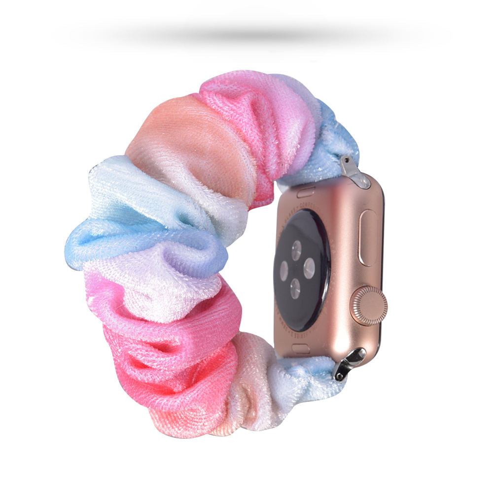 Printing Cloth Wrist Bracelet Watch Bank Strap for Apple Watch Series 8 45mm / Ultra 49mm / 7 45mm / Series 6 5 4 SE / SE (2022) 44m / 3 2 1 42mm