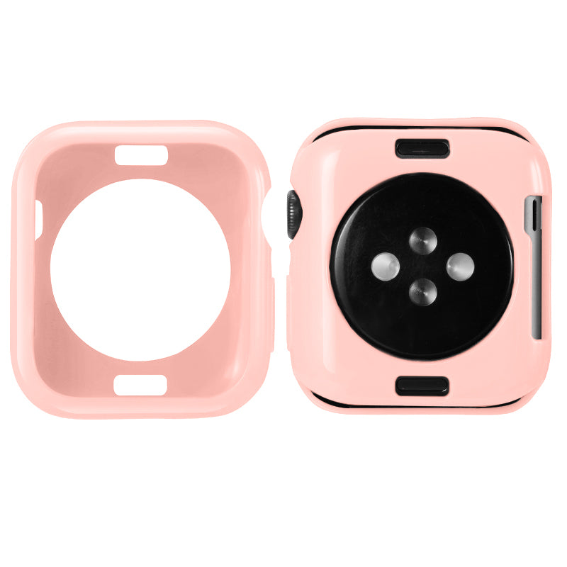 Silicone Smart Watch Case Protector for Apple Watch Series 6 SE 5 4 40mm / Series 3 2 1 38mm