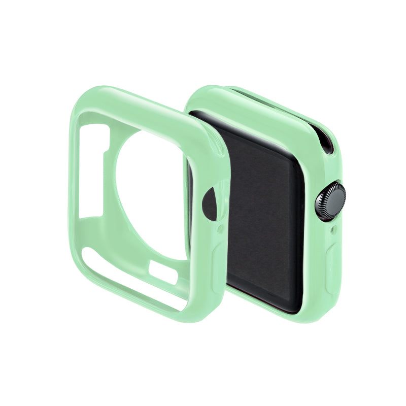 Silicone Smart Watch Case Protector for Apple Watch Series 6 SE 5 4 40mm / Series 3 2 1 38mm