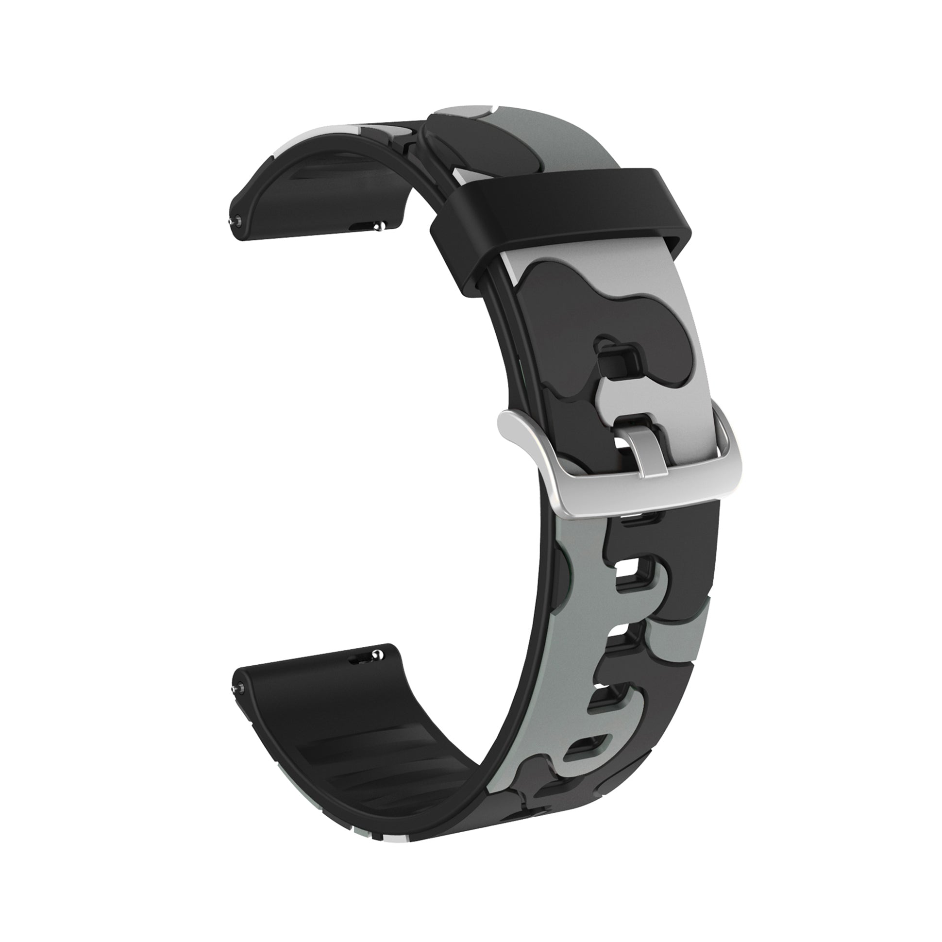 20mm Camouflage Skin Flexible Silicone Watch Strap for Huami Amazfit Watch Youth Version/GT2 42mm