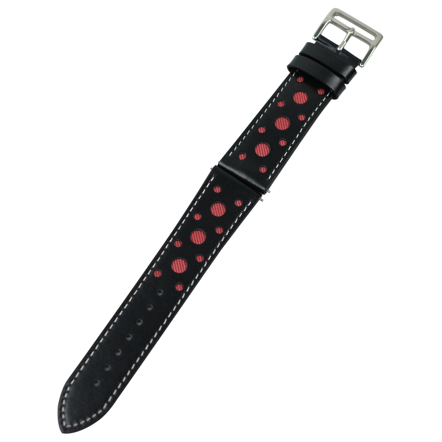 22mm Holes Decor Leather Smart Watch Band Strap Replacement for Huawei Watch GT 2e /GT2 46mm