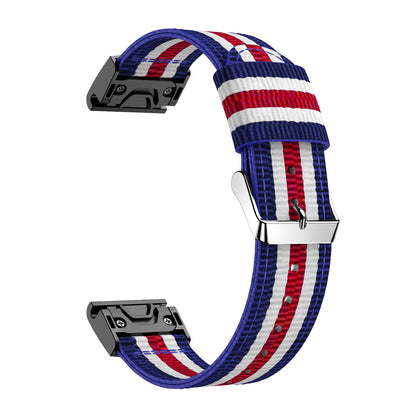 Nylon Watch Wrist Strap Replacement for Garmin Fenix 5X