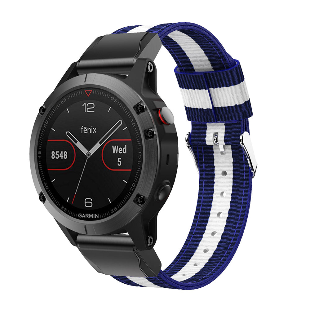 Nylon Watch Band Strap Replacement for Garmin Fenix 5