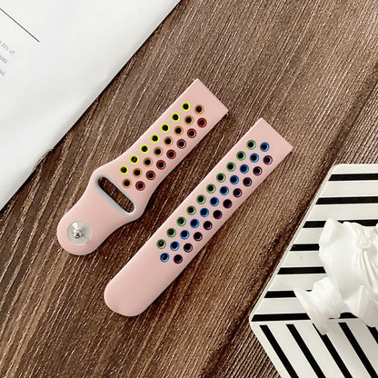 20mm Colorful Silicone Smart Watch Band for Samsung Galaxy Watch Active1/2 / Galaxy Watch (42mm)