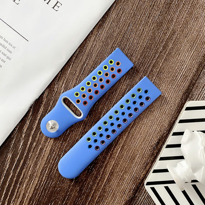 20mm Colorful Silicone Smart Watch Band for Samsung Galaxy Watch Active1/2 / Galaxy Watch (42mm)