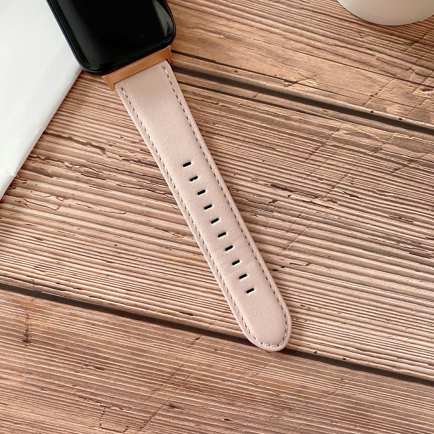 PU Leather Smart Watch Band for OPPO Watch 41mm