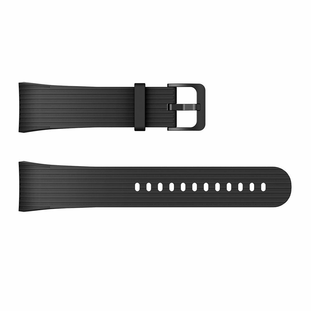 Vertical Stripes Grain Silicone Smart Watch Band Replacement [Large Size] for Samsung Galaxy Gear Fit2 pro