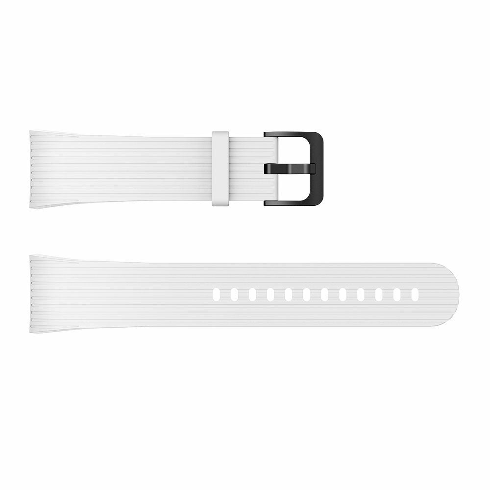 Vertical Stripes Grain Silicone Smart Watch Band Replacement [Large Size] for Samsung Galaxy Gear Fit2 pro