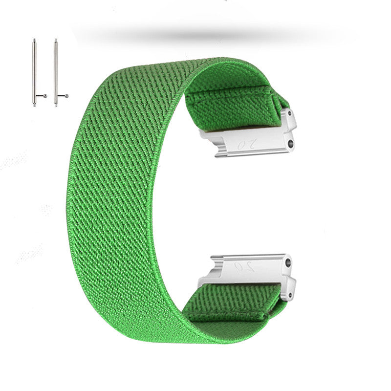 20mm Solid Color Printing Nylon Smart Watch Band for Samsung Galaxy Watch4 Classic 46mm 42mm/Watch4 44mm 40mm/Huawei Watch GT 2 42mm/Huami Amazfit Watch Youth Edition