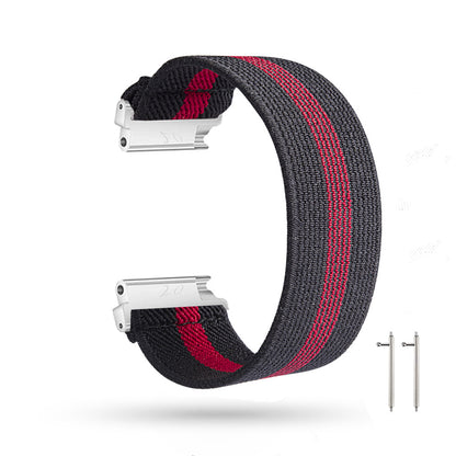 20mm Color Matching Nylon Watch Band for Samsung Galaxy Watch4 Classic 46mm 42mm/Watch4 44mm 40mm/Huawei GT 2 42mm/Huami Amazfit Watch Youth Edition