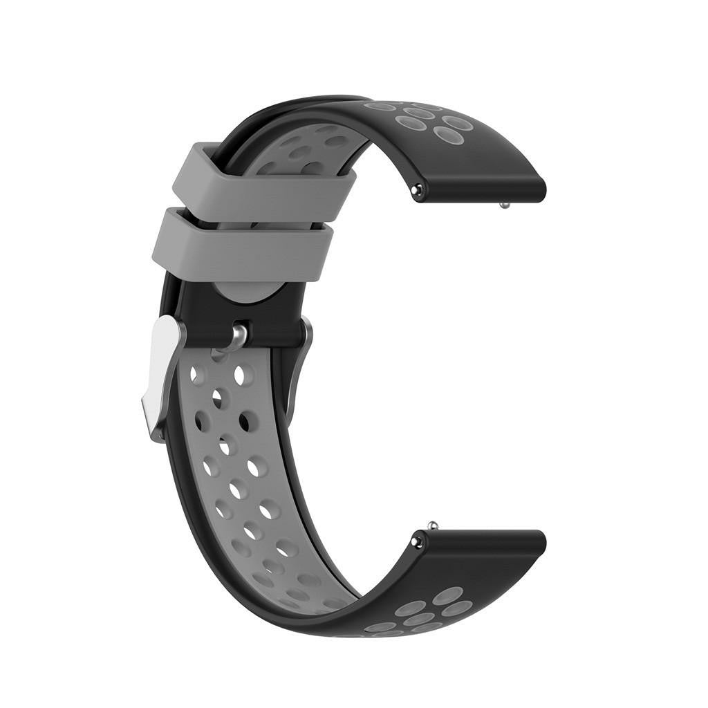 22mm Bi-color Silicone Watch Band for Samsung S3/S4/Galaxy Watch 46mm