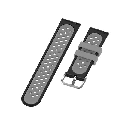 22mm Bi-color Silicone Watch Band for Samsung S3/S4/Galaxy Watch 46mm