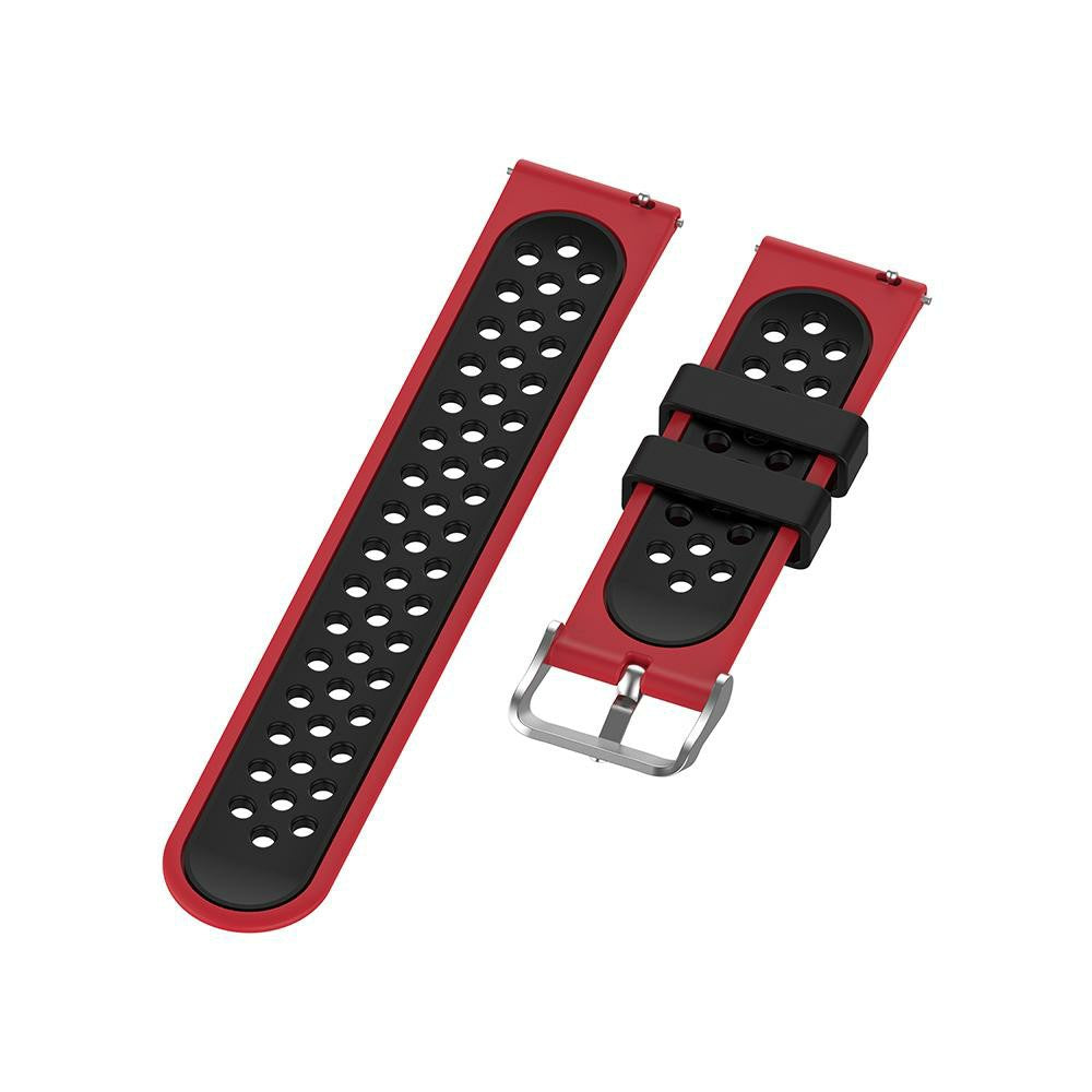 22mm Bi-color Silicone Watch Band for Samsung S3/S4/Galaxy Watch 46mm