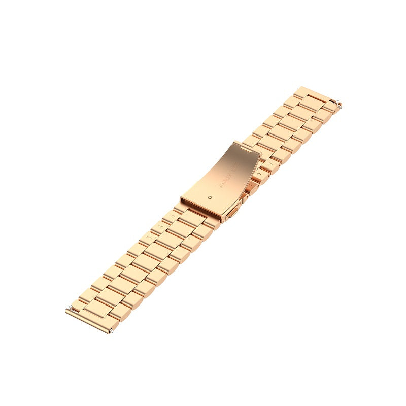 22mm Stainless Steel with Butterfly Buckle 3-bead Watch Band for Huawei Honor Magic Watch 2 46mm/Honor Magic/Honor Magic Dream