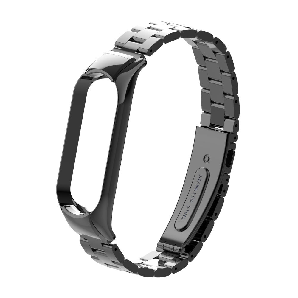 Three Beads Stainless Steel Watch Strap Replacement Band for Xiaomi Mi Band 5