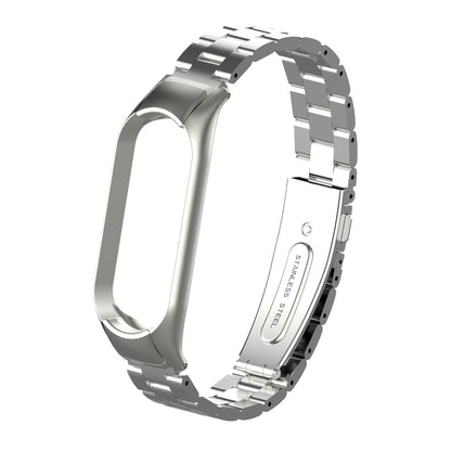 Three Beads Stainless Steel Watch Strap Replacement Band for Xiaomi Mi Band 5