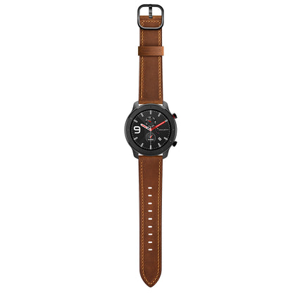 22mm Cowhide Leather Watch Band (DS Style) for Huami Amazfit GTR 47mm