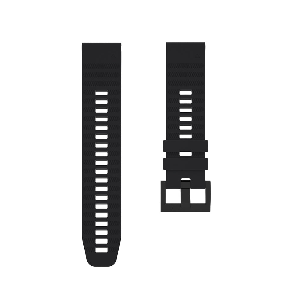 26mm Silicone Watch Strap for Garmin Fenix 7X/6X GPS/ 6X Pro Smart Watch Band Replacement