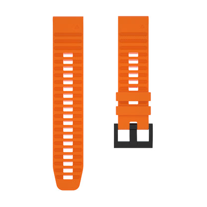 26mm Silicone Watch Strap for Garmin Fenix 7X/6X GPS/ 6X Pro Smart Watch Band Replacement