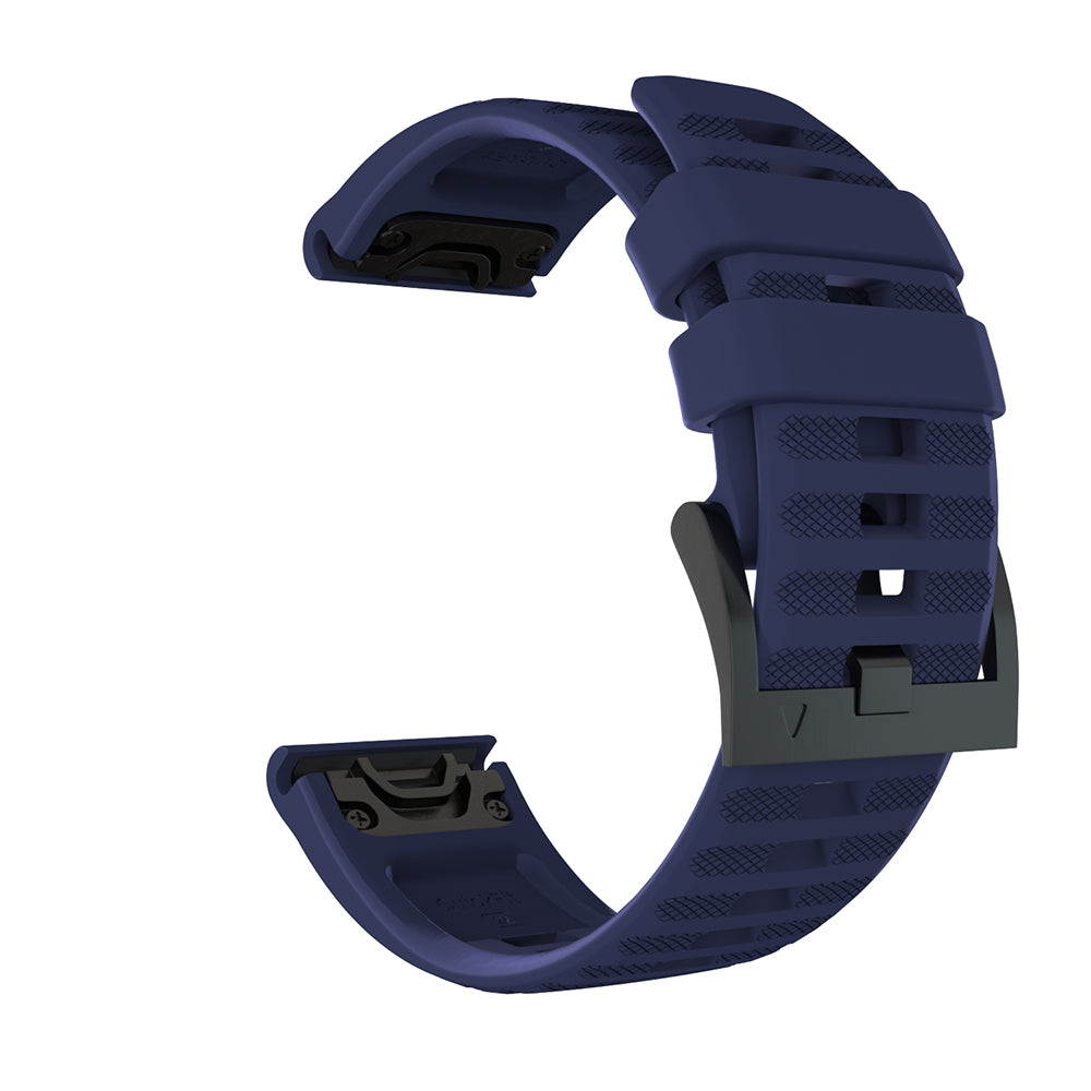 26mm Silicone Watch Strap for Garmin Fenix 7X/6X GPS/ 6X Pro Smart Watch Band Replacement