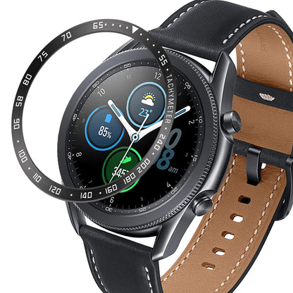 Anti Scratch Metal Smartwatch Dial Bezel Ring [E Type] for Samsung Galaxy Watch3 45mm