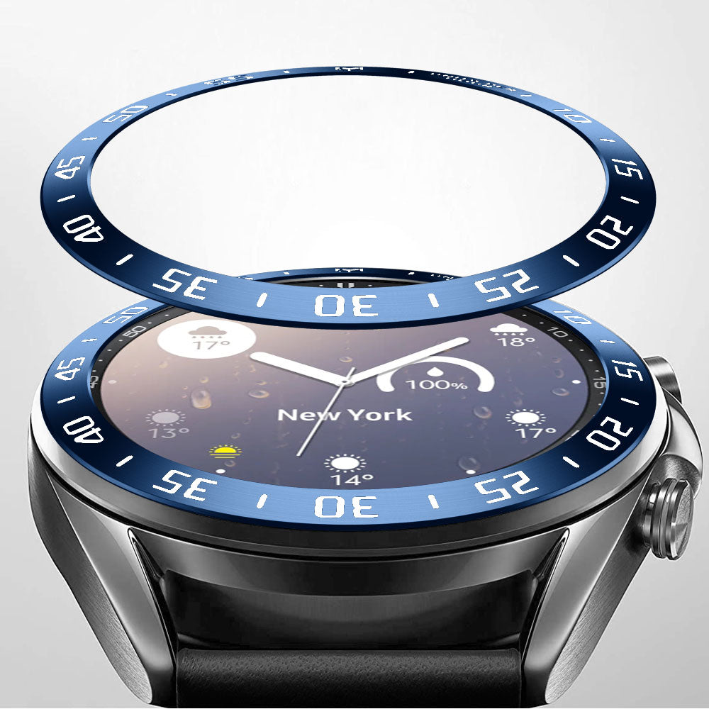 Anti Scratch Metal Smartwatch Dial Bezel Ring [A Type] for Samsung Galaxy Watch3 41mm