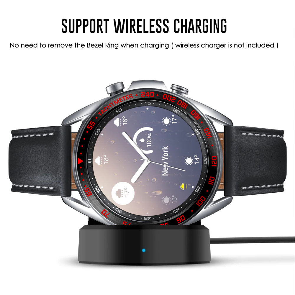 Anti Scratch Metal Smartwatch Dial Bezel Ring [E Type] for Samsung Galaxy Watch3 41mm