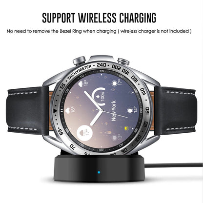 Anti Scratch Metal Smartwatch Dial Bezel Ring [E Type] for Samsung Galaxy Watch3 41mm