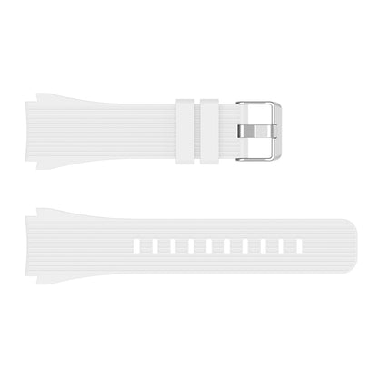 Pinstriped Silicone Smart Watch Band for Samsung Galaxy Watch3 45mm