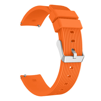 Pinstriped Silicone Smart Watch Band for Samsung Galaxy Watch3 41mm