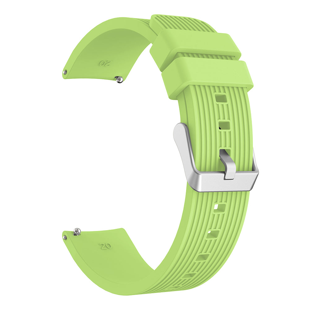 Pinstriped Silicone Smart Watch Band for Samsung Galaxy Watch3 41mm