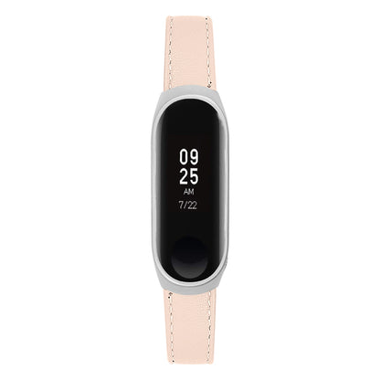 Quality Genuine Leather Watch Band Replacement for Xiaomi Mi Band 5