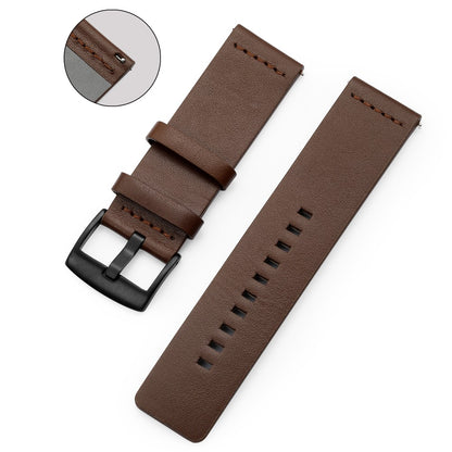 24mm Genuine Leather Watch Replacement Strap for Sony Smartwatch 2 SW2/Suunto Traverse/Seiko SUN059 etc.