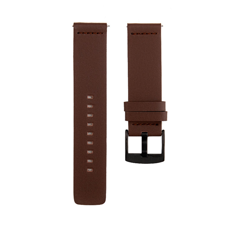 24mm Genuine Leather Watch Replacement Strap for Sony Smartwatch 2 SW2/Suunto Traverse/Seiko SUN059 etc.